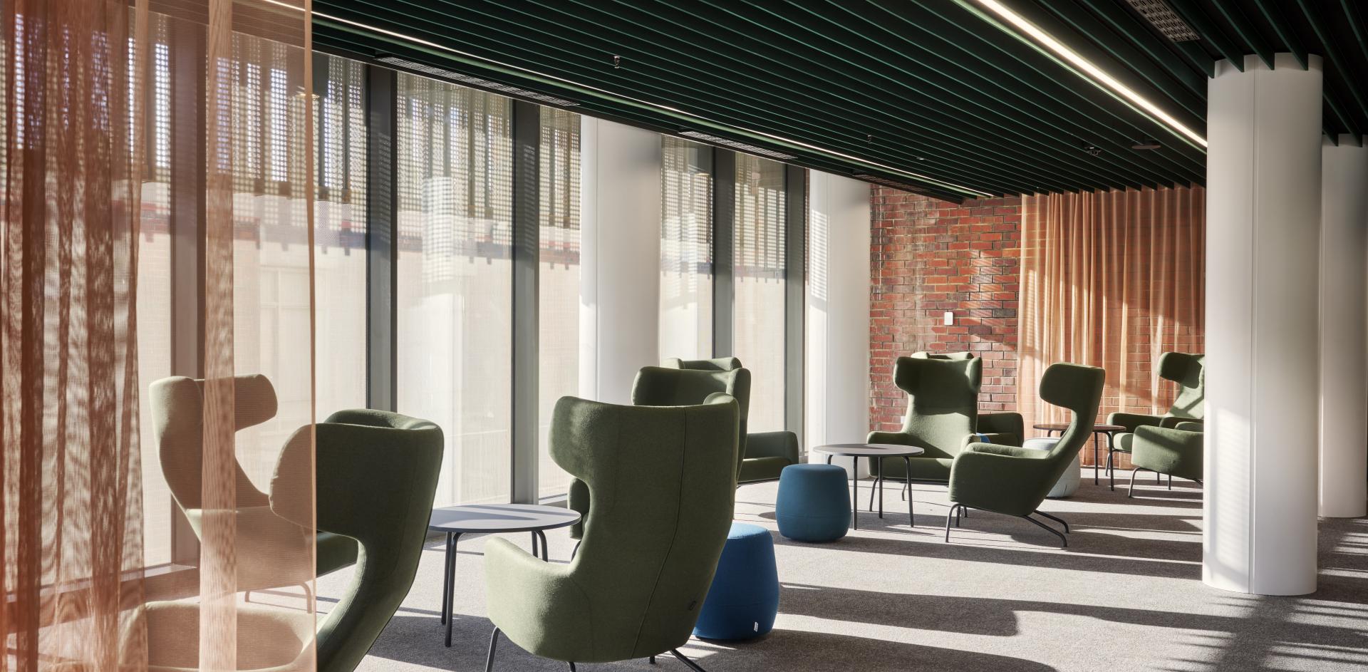 TL Robertson Library inside seating